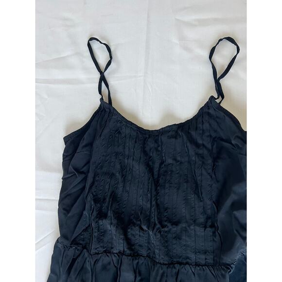 Old Navy dress women’s size medium tall Black adjustable Straps flowy Witchy - Picture 2 of 8